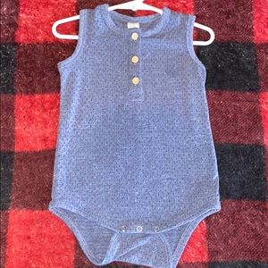 Henley tank bodysuit